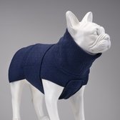 Lindo Dogs - Hondenjas - Hondenkleding - Honden sweatshirt - Fleece - Navy Blue - Blauw - Maat 8