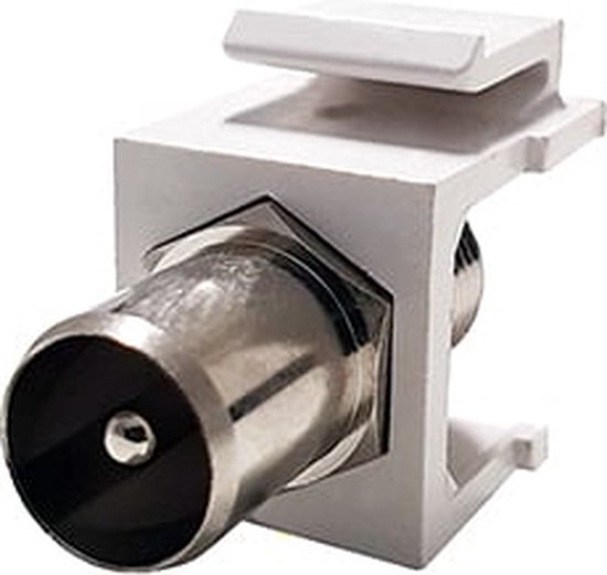 HPL coax coupler male Fconnector female schroefverbinding (120.7077