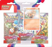 Pokémon JCC - Écarlate et Violet - Pack Blister de 3 Boosters Arcanin & Oyacata (1 Pack aléatoire)