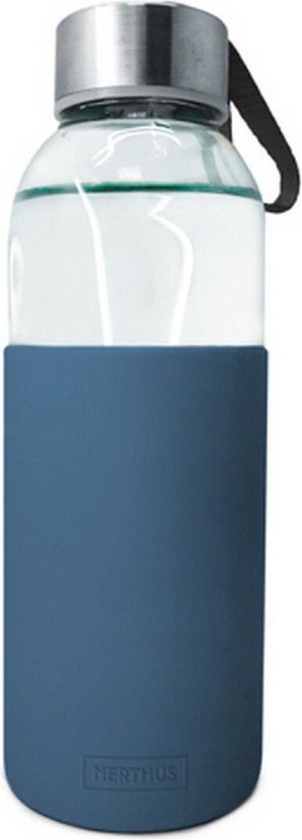 Glass Bottle Vin Bouquet Blue (400 ml)
