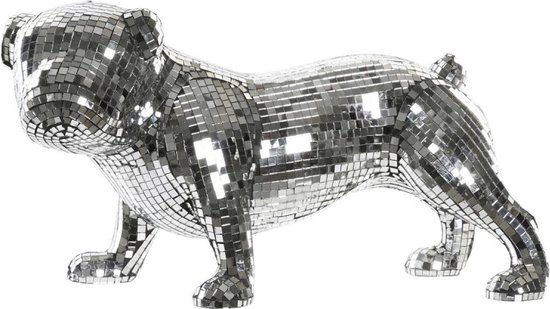 Decoratieve figuren DKD Home Decor Engels Ziverachtig Bulldog Hars Modern (45,5 x 21,5 x 25 cm)