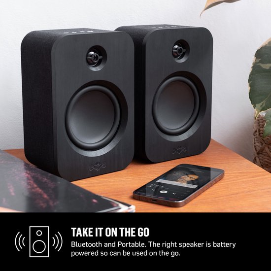 Marley Get Together Duo Bluetooth Speaker Draadloos - Boekenplank Speakers - Hifi speakers - Stereo Set - Home Audio - Limited Edition — afbeelding 4