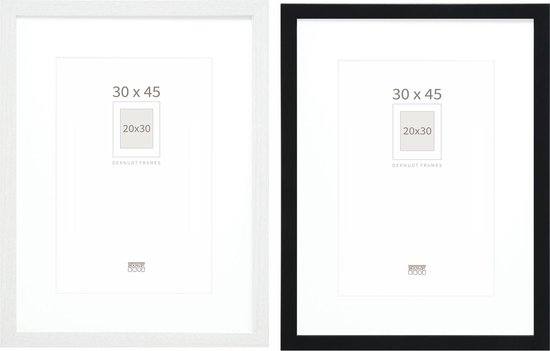 Deknudt Frames fotowand S66KMP 6 - 2 fotokaders - foto 20x30/30x45 cm