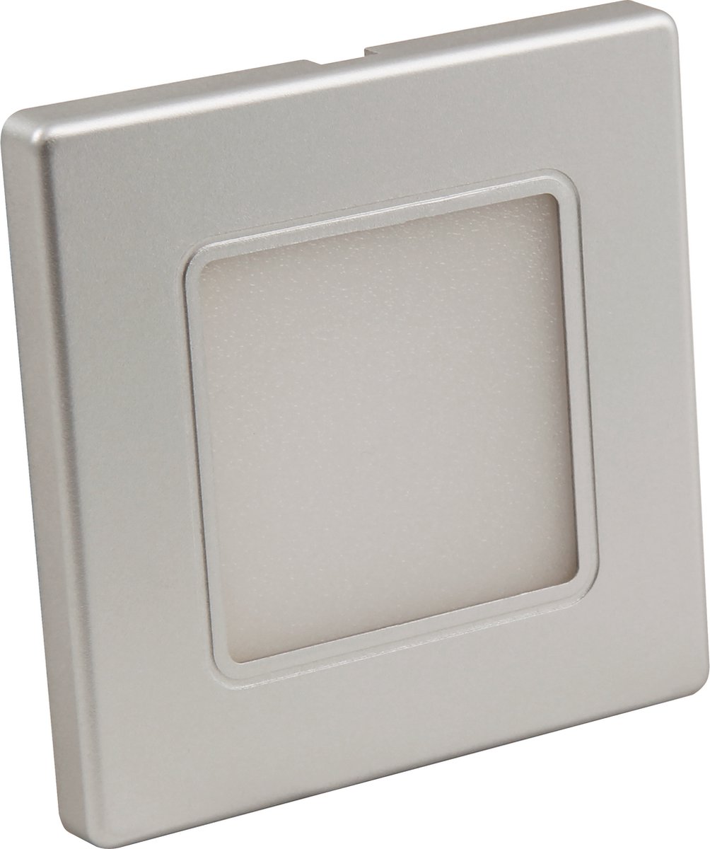 Trapverlichting ''LWE-86S'' 2W - Wandlamp 180lm - Verlichting trap Led warm wit - zilver frame