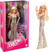 Barbie Signature The Movie pop - Met gouden jumpsuit - Barbiepop