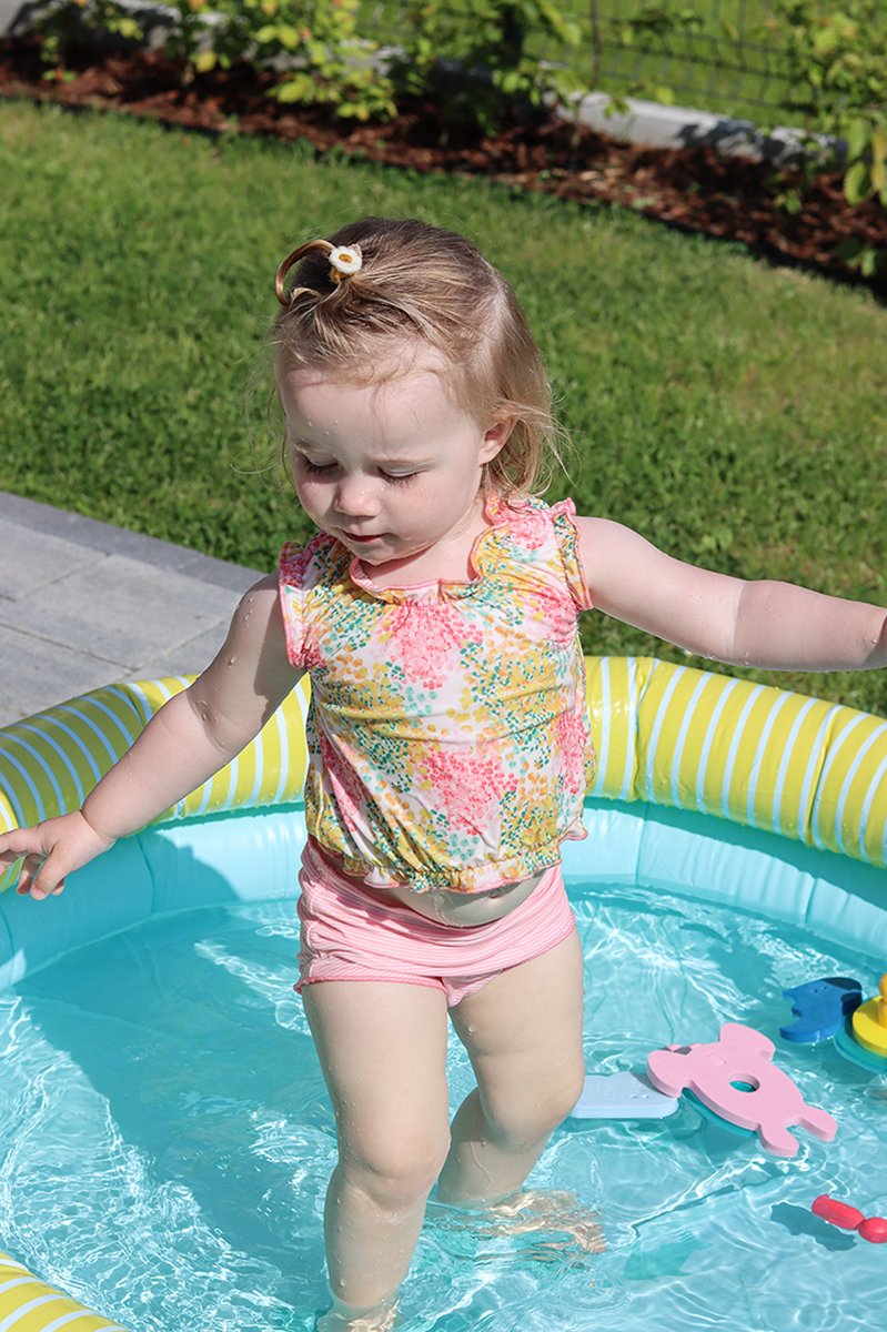Ducksday - Omkeerbare tankini met haarlint - voor meisjes - UPF 50+ - Driedelige zwemset - Lula — afbeelding 10