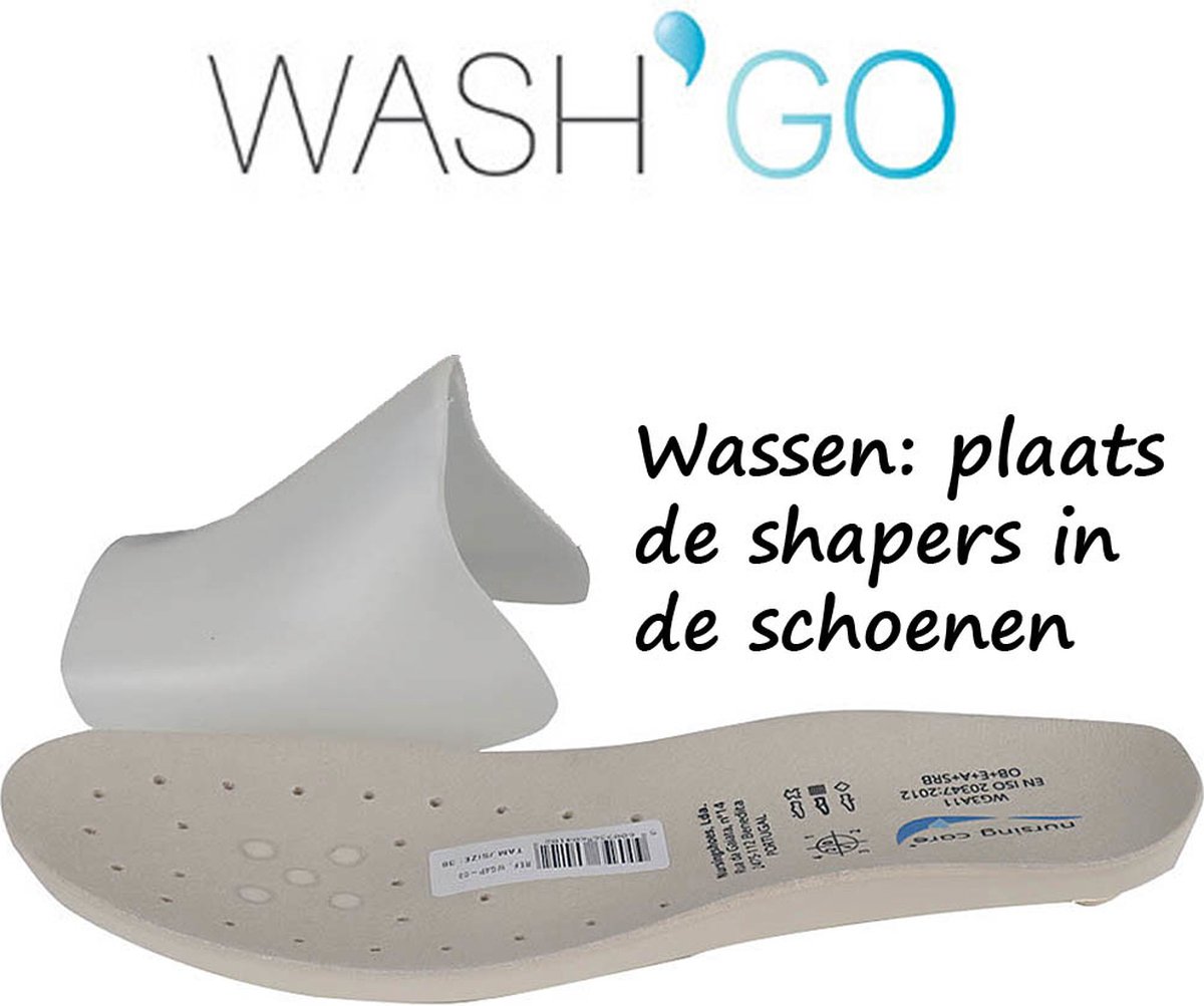 Nursing Care Clog Open Elastiek - Blauw Medische Klompen