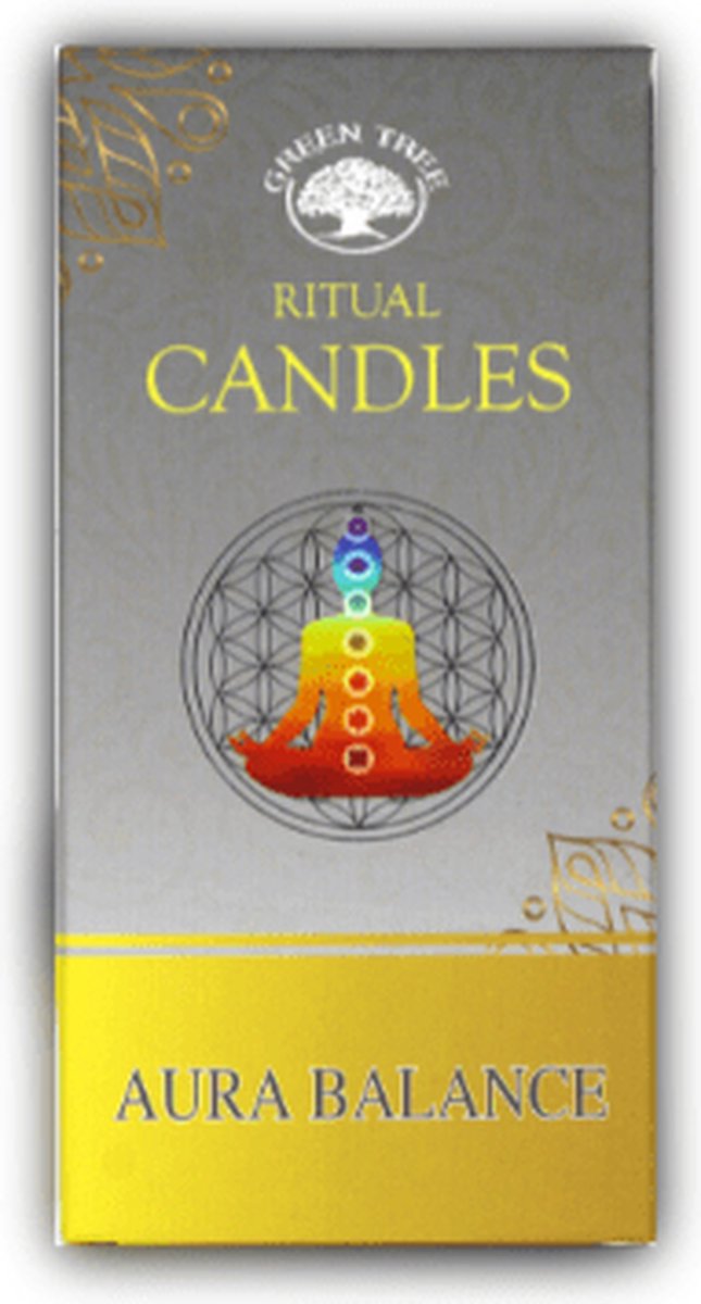 Rituele Kaarsen Aura Balance - Magic Spell Kaarsen - 10 stuks