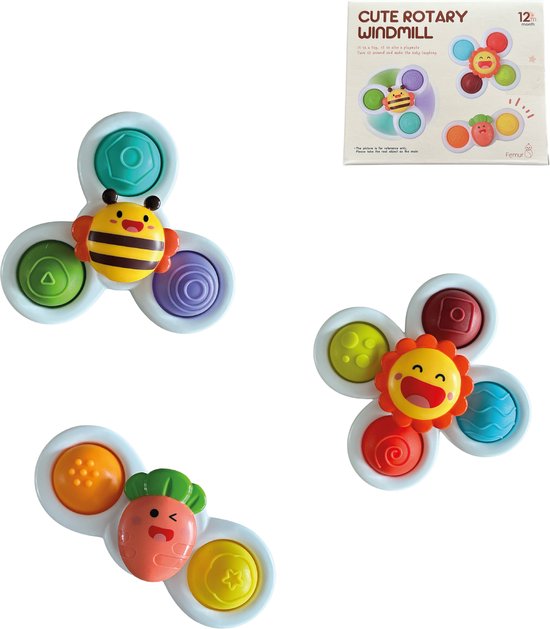 Spinner - Fidget - Badspeelgoed - Baby Spinner - Speelgoed -