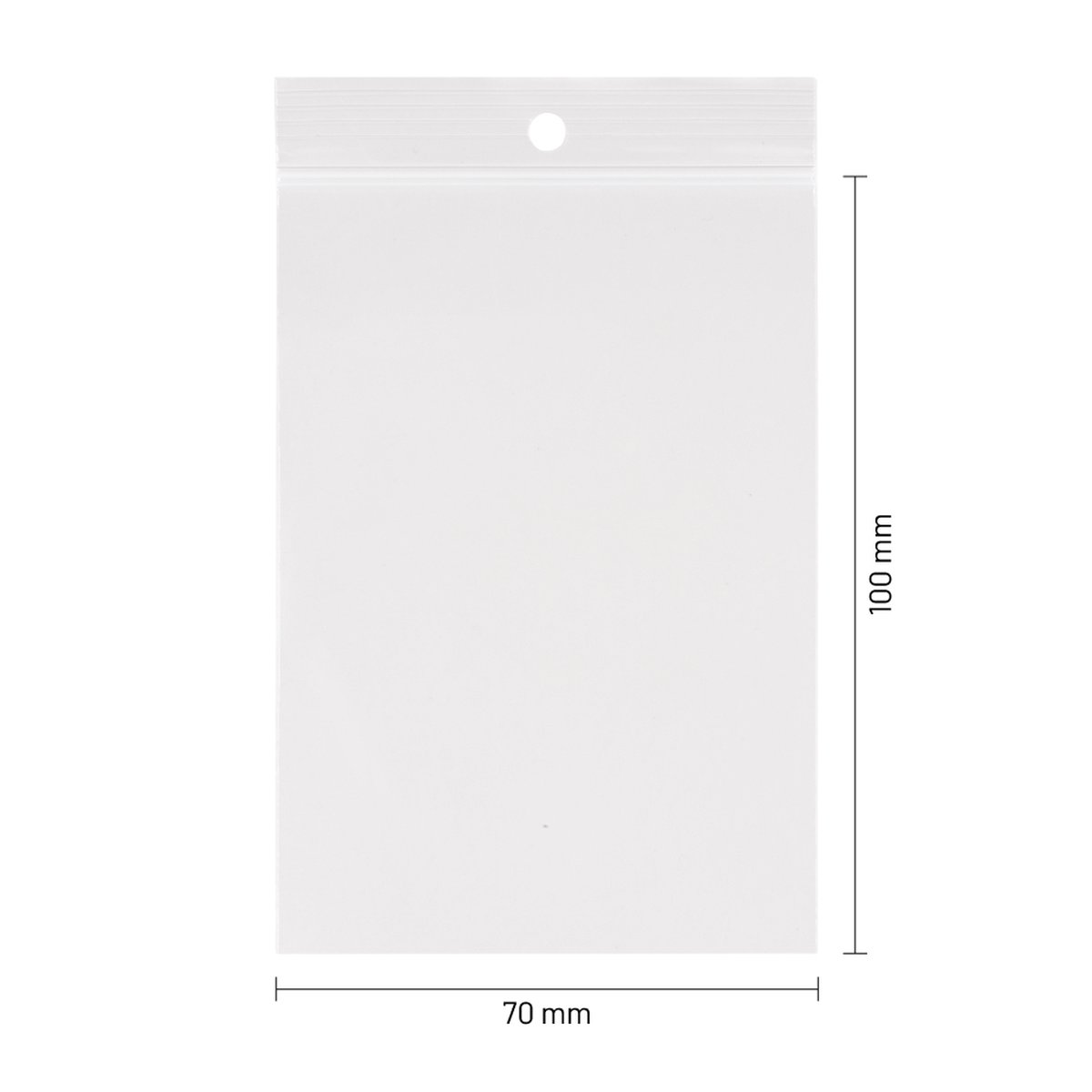 Gripzakjes 70x100 mm EUROSLEUF 100 stuks