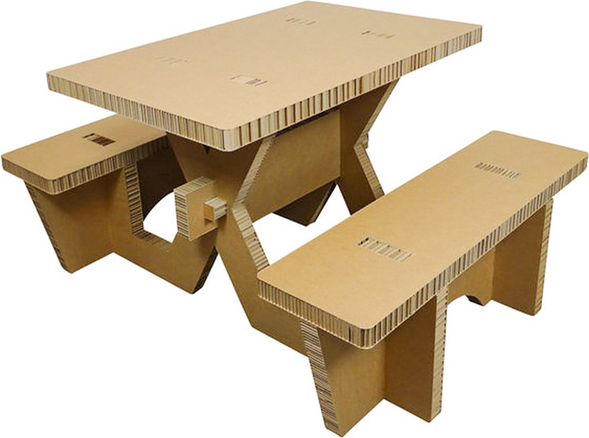 Kartonnen picknicktafel bedrukbaar