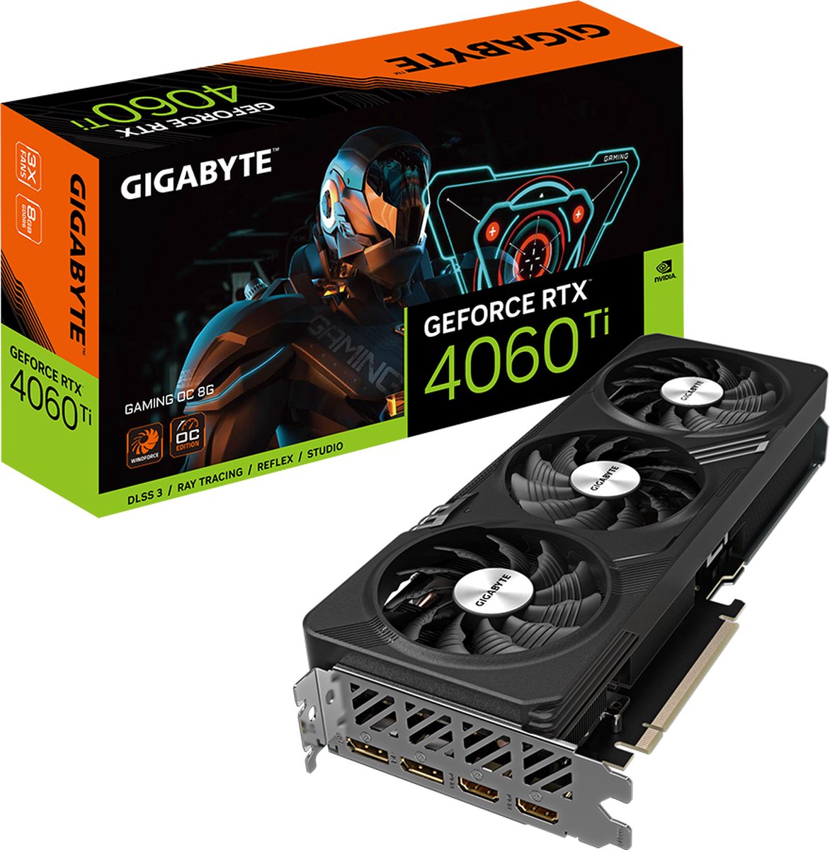 Graphics card Gigabyte GeForce RTXÂÂ 4060 Ti GAMING OC 8G GDDR6 GDDR6X 8 GB RAM