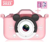 YE Digitale Kindercamera 2023 Model HD 1080P 32 GB Inclusief SD Kaart – Nederlands - Fototoestel Voor Kinderen – Extra veilig - Vlog Camera – Nederlandstalig – USB Oplaadbaar – Digitaal Kinderfototoestel
