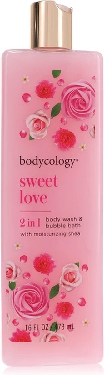 Bodycology Sweet Love body wash & bubble bath 473 ml