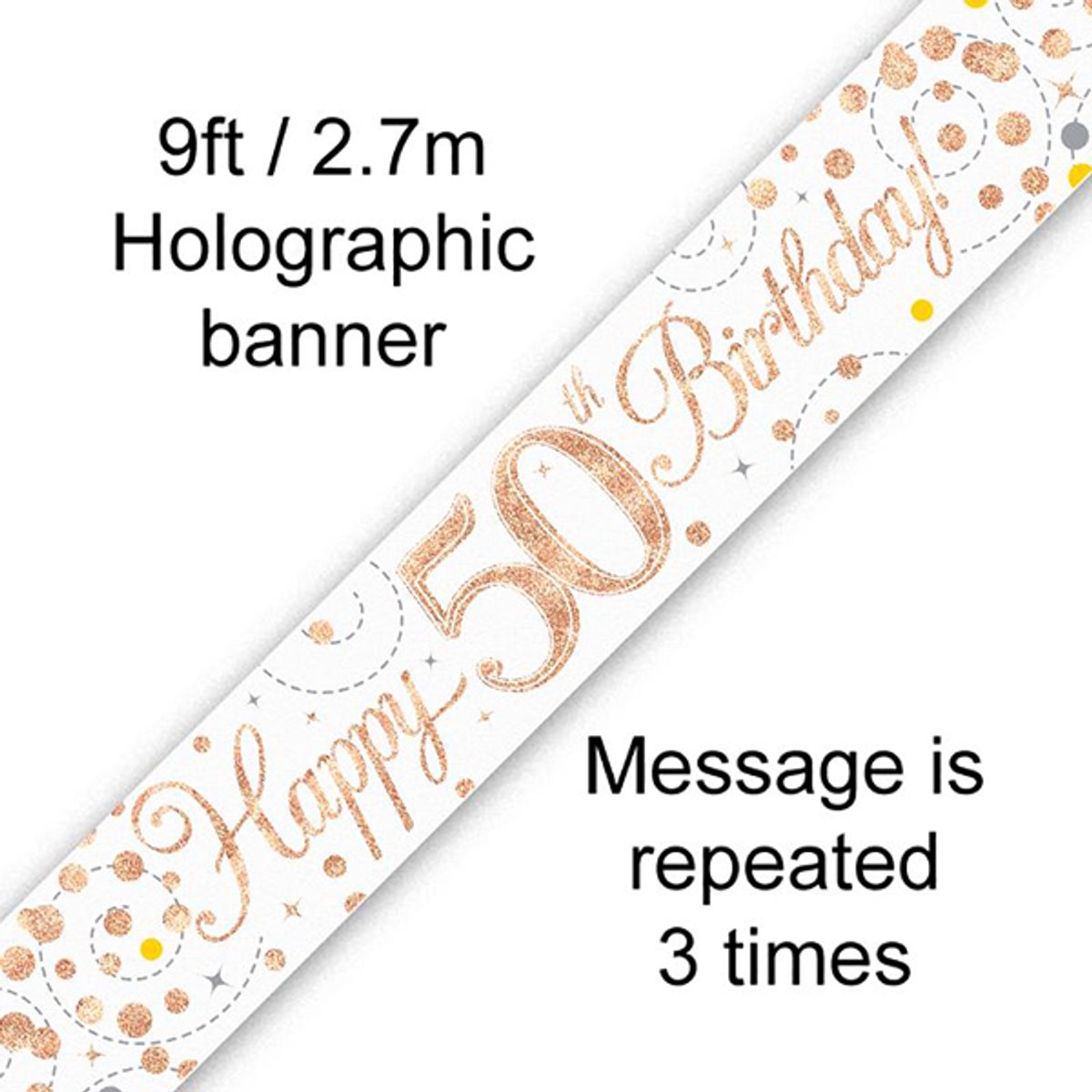 Oaktree - Banner 50 jaar Rose Gold