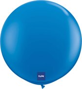Folat - Folatex ballon XL 90 cm (per stuk) Std Donker Blauw