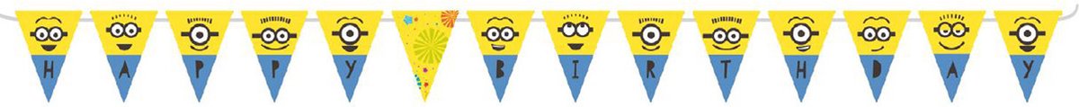 AMSCAN - Minions wimpelslinger Happy Birthday 330 cm