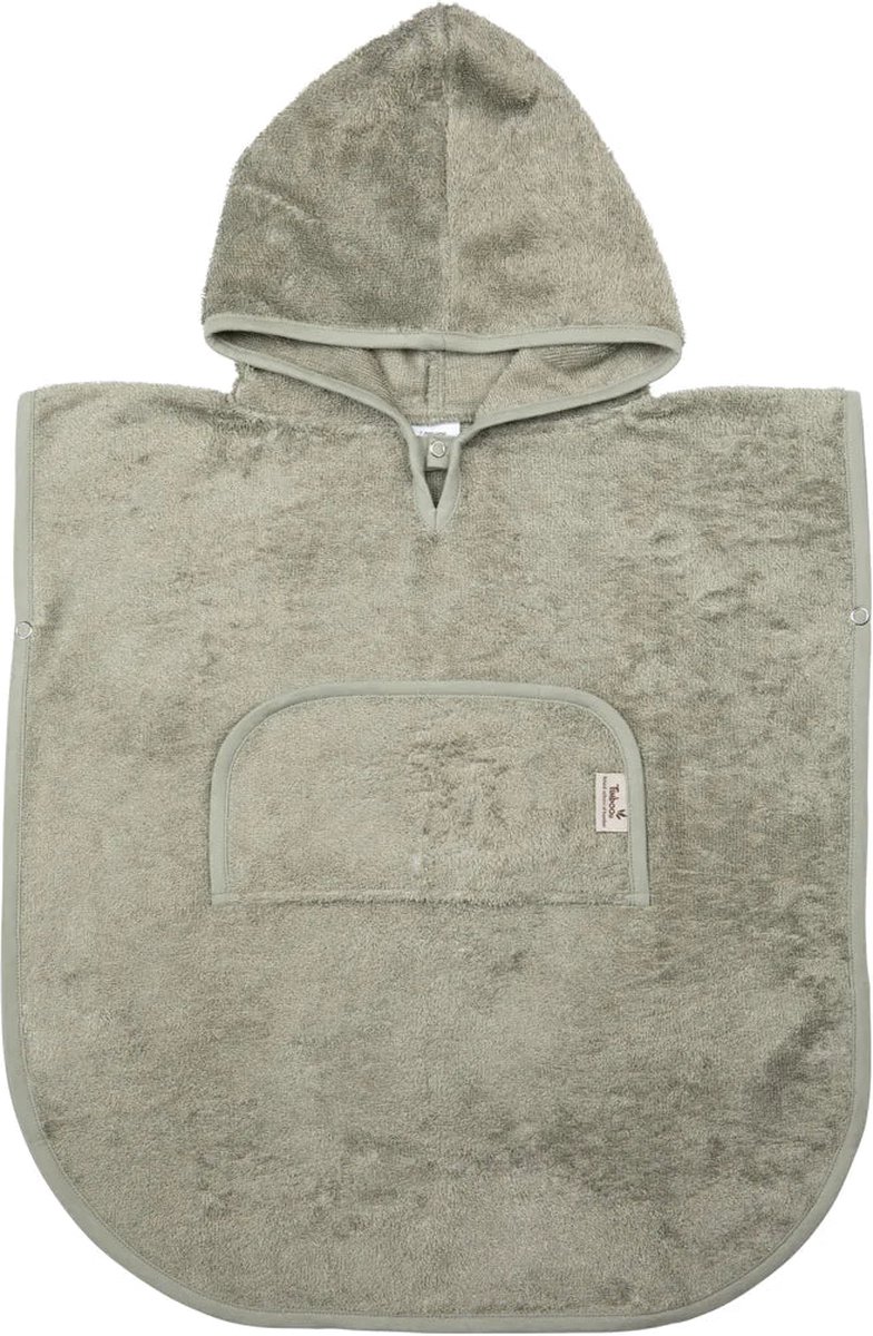 Timboo Poncho Bamboo | Whisper Green (met Vernieuwe V-hals)