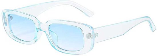 Freaky Glasses - Zonnebril classic model - Festival bril - Techno - Rave glasses - Heren - Dames - Transparant blauw