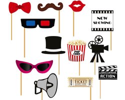 Fiestas Guirca - Photoprops set Movie (12 stuks)
