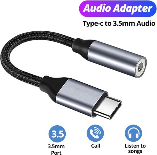 Adaptateur audio DrPhone AD3 USB C vers 3,5 mm avec Convertisseur  analogique-digital