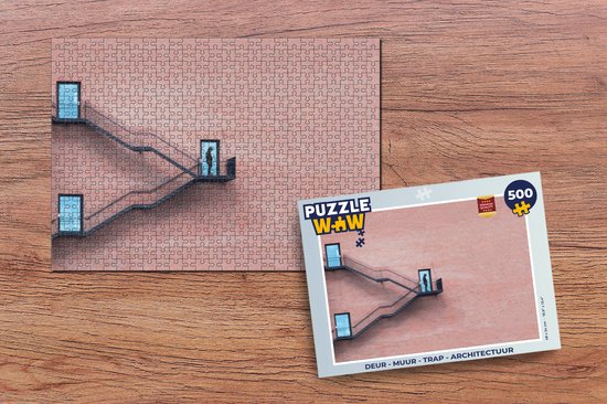 Puzzel Deur - Muur - Trap - Architectuur - Legpuzzel - Puzzel 500
