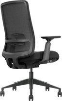 Chaise de bureau VANILLE. Chaise de bureau ergonomique et tendance en noir et certifiée NEN-EN-1335 ! Garantie de 5 ans sur toutes les pièces mobiles.