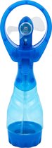 LBB - Draagbare - Mini - Ventilator - Blauw - Mist sprayer - Waterspray - Waterverstuiver - Hand - Kleine - Gezichtsventilator