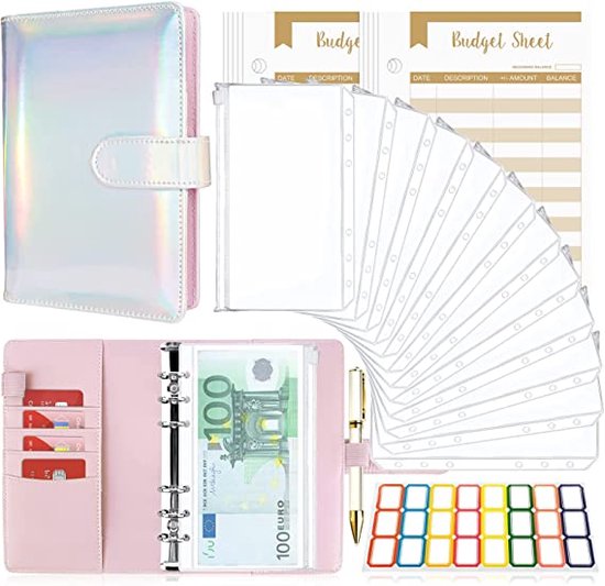 Budgetplanner Budget planner, money sleeves, ring binder, financial