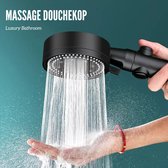 Pommeau de douche Massage de Luxe - 5 positions | Comfort et Détente ultimes | Noir
