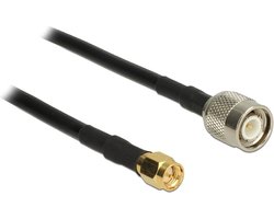 SMA (m) - TNC (m) kabel - CFD200/RF200 - 50 Ohm / zwart - 10 meter
