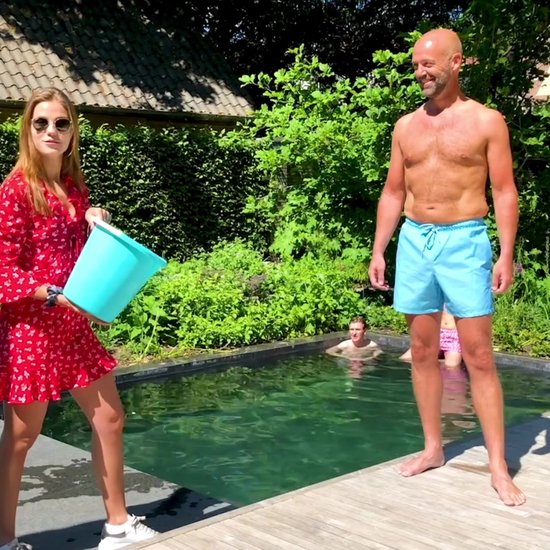 SEA'SONS - Zwembroek Heren - Kleurveranderend - Gestreept - Donker Grijs Blauw - Maat M