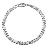The Jewelry Collection For Men Armband Geslepen Gourmet 5,0 mm - Zilver