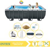 Intex Ultra XTR Frame Zwembad - Opzetzwembad - 549x274x132 cm - Inclusief Onderhoudspakket, Filterzand en Skimmer