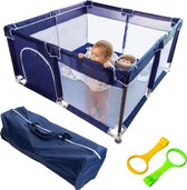 Grondbox Baby - Blauw - Speelbox - Baby Playpen - Kruipbox voor Baby - Grondbox Kruipbox - Veilige Speelomgeving - Speelbox - Baby box
