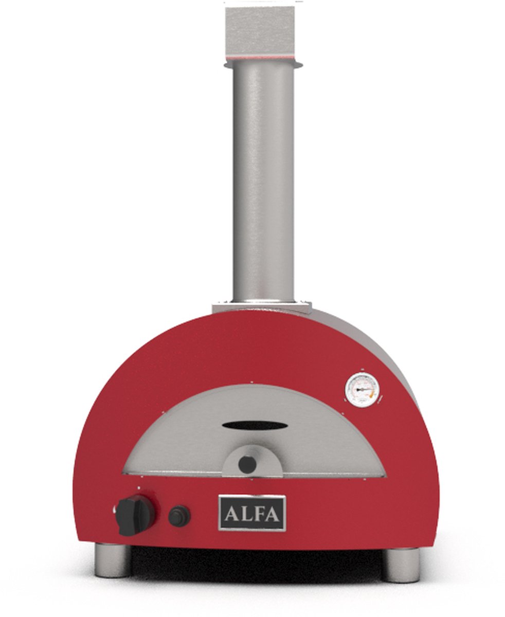 Alfa Forni Moderne Pizzaoven Op Gas Voor In De Tuin Zilver