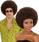 Widmann - Costume Jungle & Afrique - Perruque Afro Dream Hair Jackson - Marron - Déguisements - Déguisements