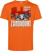 T-shirt Skyline Dutch GP Zandvoort 2023 | Formule 1 fan | Max Verstappen / Red Bull racing supporter | Oranje | maat L