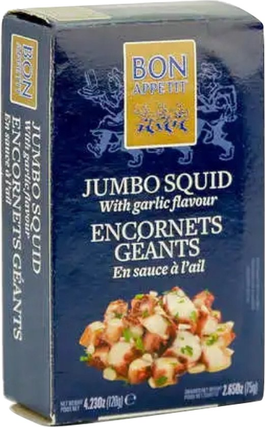 Bon Appetit portugese inktvis met garlic/knoflook sauce bol