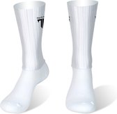 TriTiTan Professional Breathable Aero Cycling Socks - Fietssokken - Wit - L