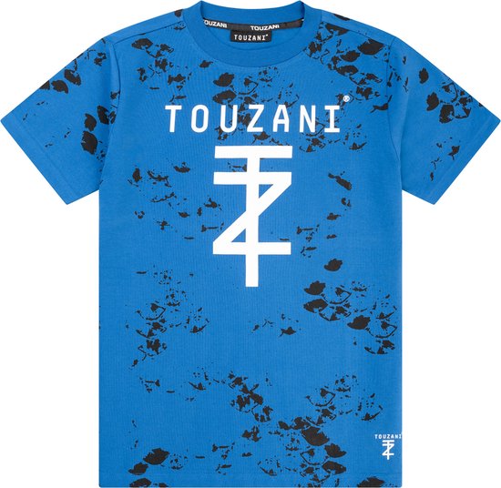 Touzani - T-shirt - KUJAKU NAVY (158-164) - Kind - Voetbalshirt - Sportshirt