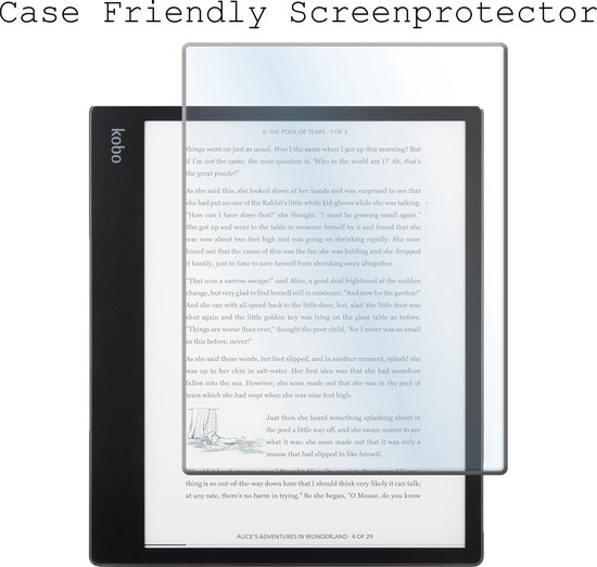 Screenprotector Geschikt voor Kobo Elipsa 2E Screenprotector Tempered Glass - Screenprotector Geschikt voor Kobo Elipsa 2E Screen Protector van Tech360. — afbeelding 4