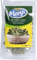 Manji - Gedroogde Curryblaadjes - Dried Curry Leaves - 3x 20 g