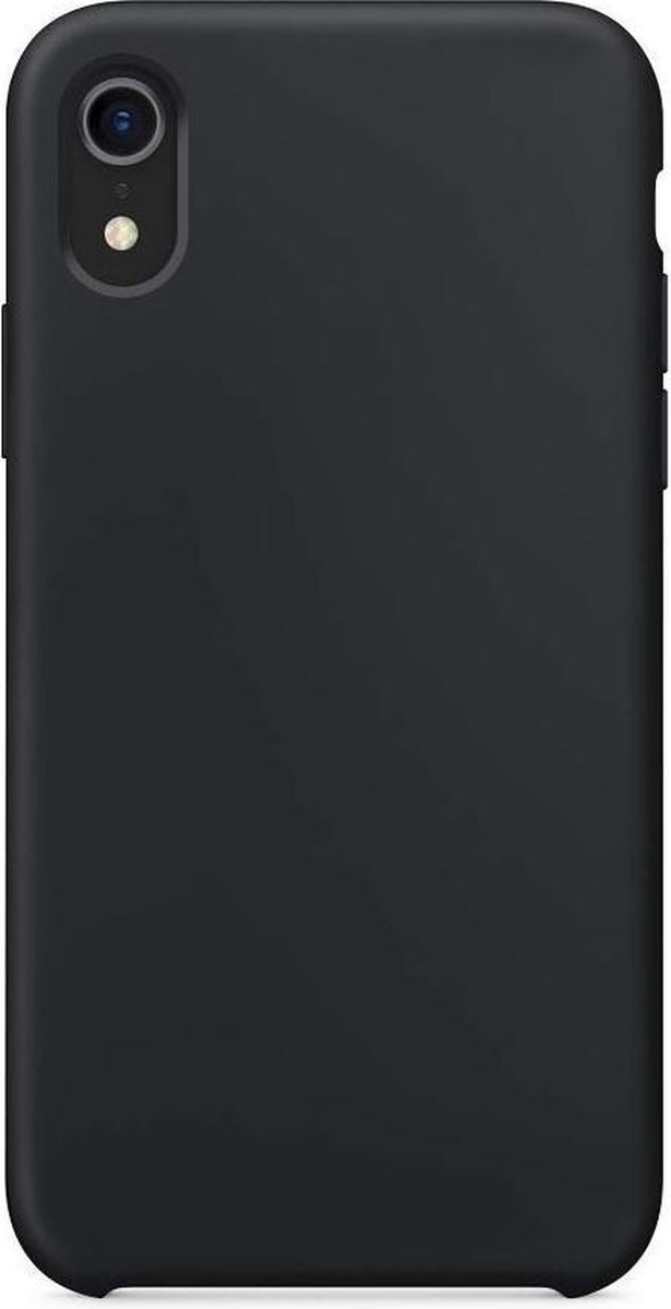 Teleplus geschikt voor iPhone XR Tpu West Silicone Case Black hoesje