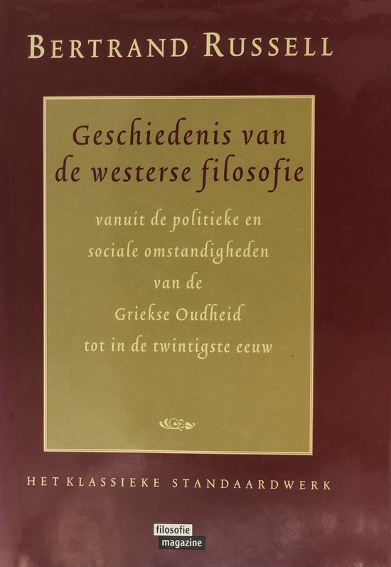 Geschiedenis Van De Westerse Filosofie