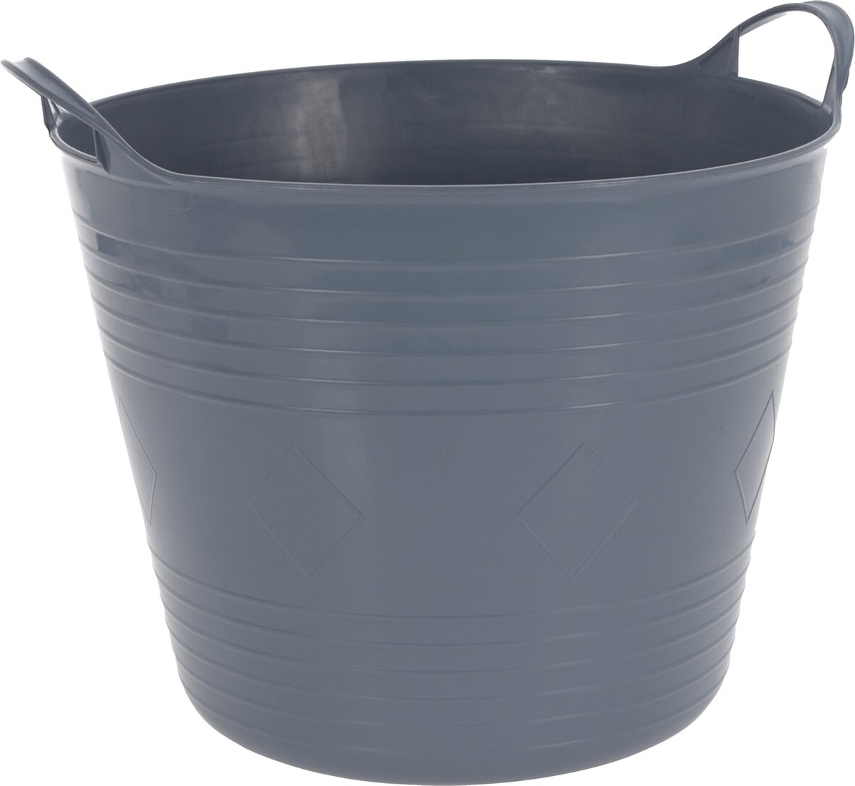 Goedkoopste Excellent Houseware Flexibele emmer - blauw - 27 liter - kunststof - 40 x 35 cm