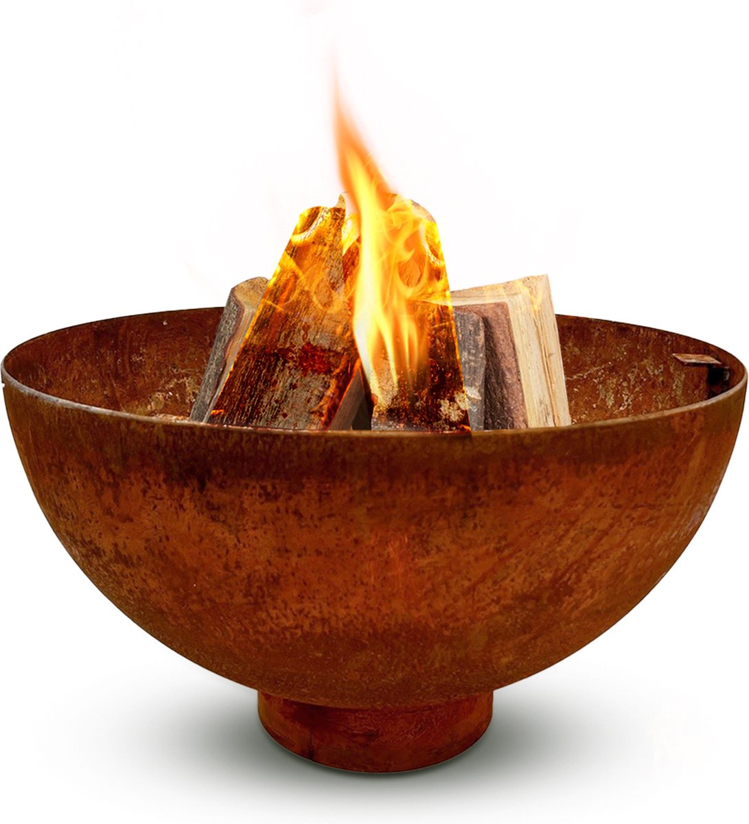 Brasero De Jardin Avec Plancha - Acier Solide, 30x30x16 Cm, Pour Barbecue, Cuisson D'Extérieur, Design Élégant