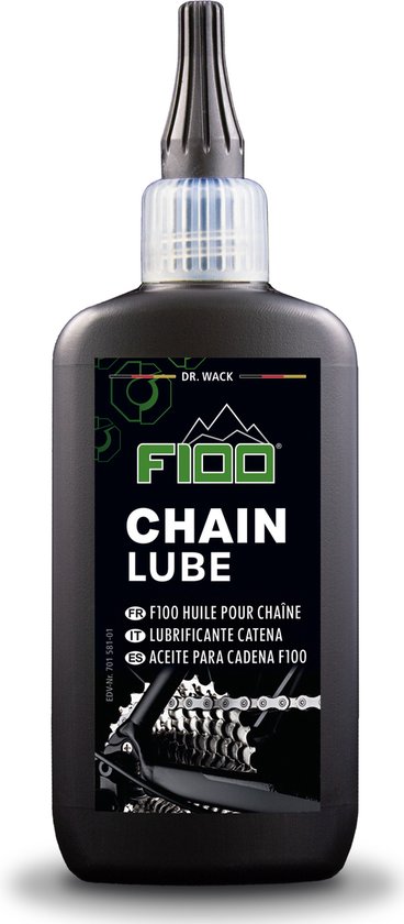 Lubrifiant pour chaîne DR.WACK F100 lubrifiant pour chaîne - flacon compte-gouttes à 100ml