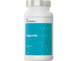 Nutribites Algenolie Omega 3 - 150 mg DHA + 75 mg EPA per Capsule - Uit Schizochytrium sp. Microalgen - 60 Capsules - Vegan — 60 stuks