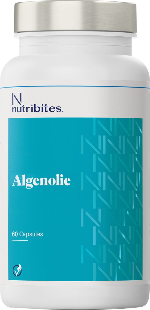Goedkoopste Nutribites Algenolie - Zuivere en plantaardige vorm van omega 3 - 60 Plantaardige capsules